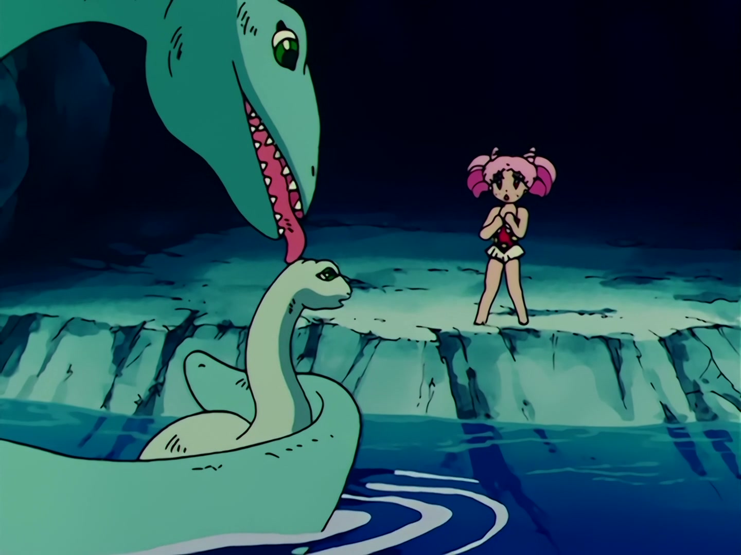 Sailor Moon Ep 67: The Ocean! The Island! A Vacation! A Break for the Guardians @ 00:14:38