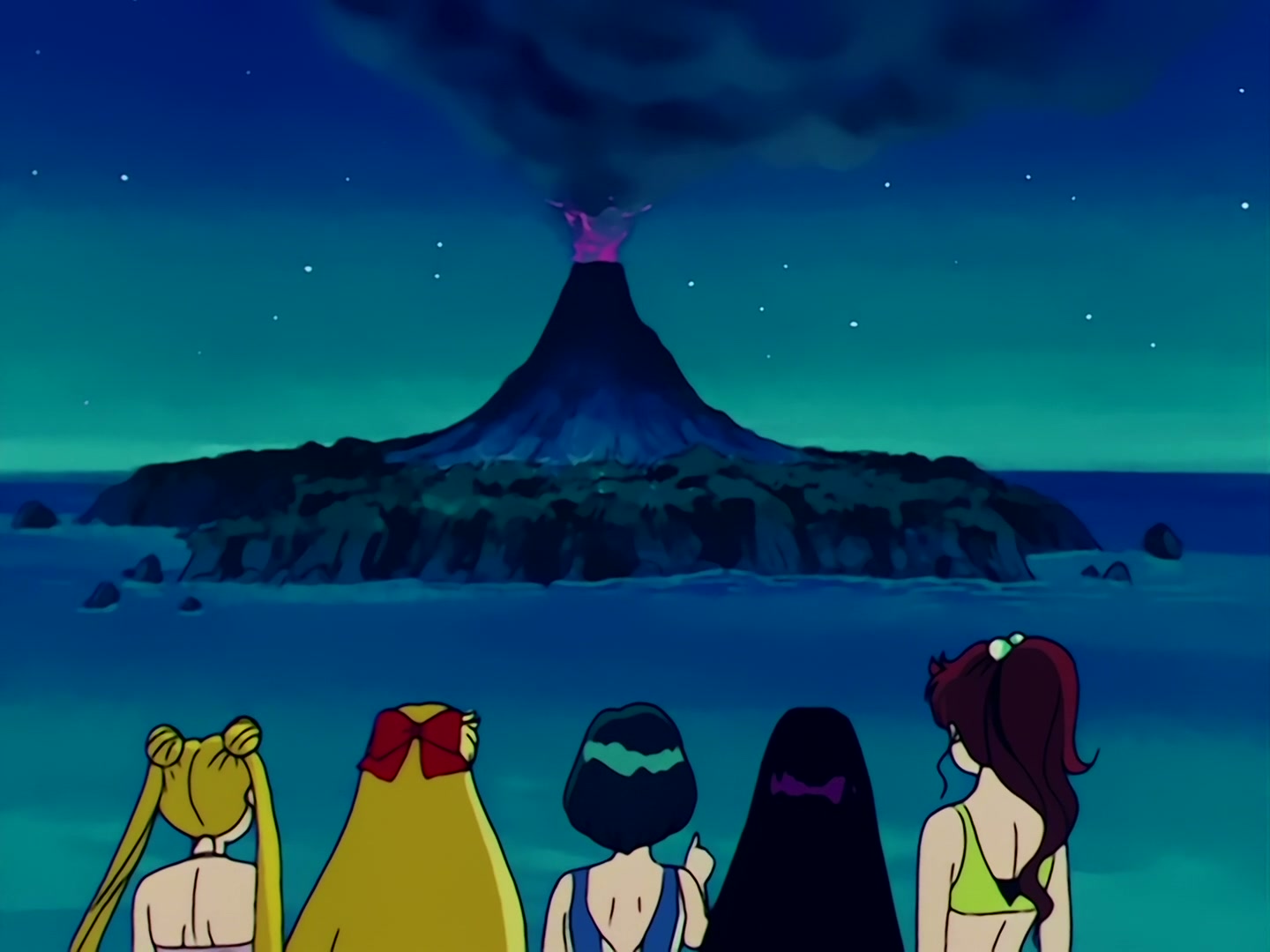Sailor Moon Ep 67: The Ocean! The Island! A Vacation! A Break for the Guardians @ 00:15:30