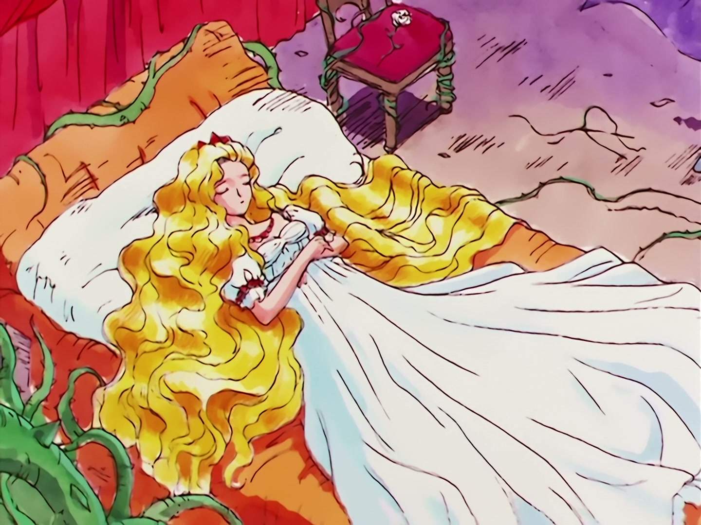 Sailor Moon Ep 69: Awaken, Sleeping Beauty! Mamoru's Distress @ 00:02:00