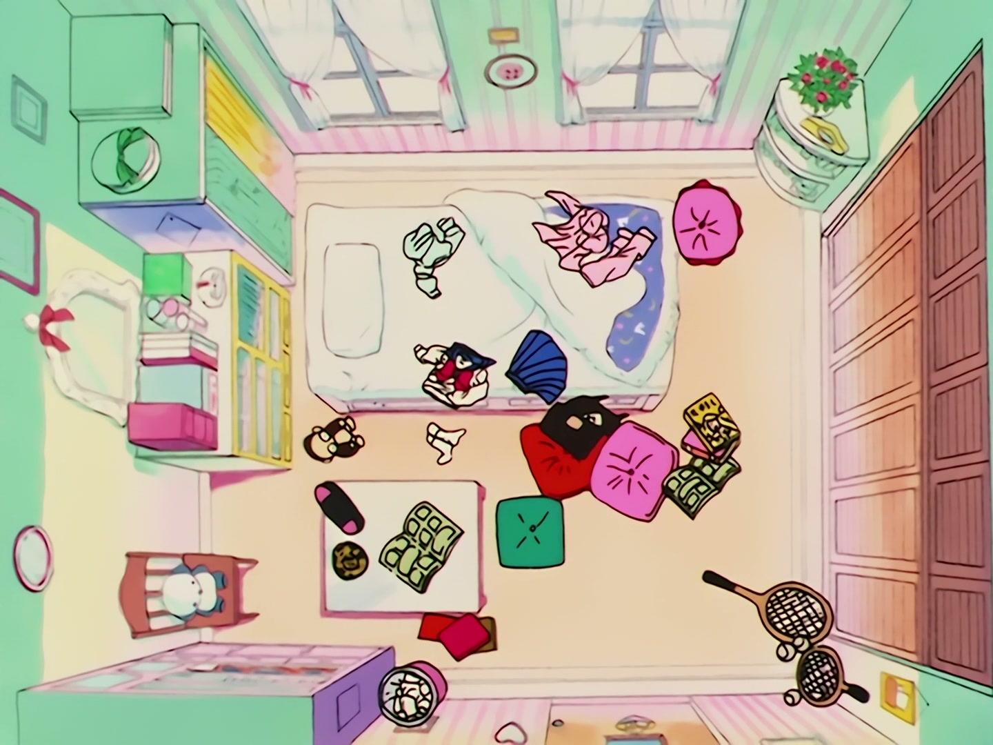 Sailor Moon Ep 73: A UFO Appears! The Sailor Guardians are Captured @ 00:08:17