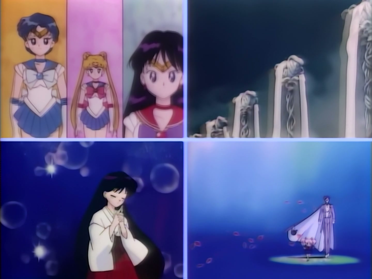 Sailor Moon Ep 89: Usagi and the Girls' Resolve! Prelude to a New Battle @ 00:01:34
