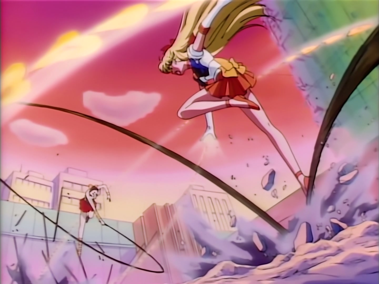 Sailor Moon Ep 89: Usagi and the Girls' Resolve! Prelude to a New Battle @ 00:07:33