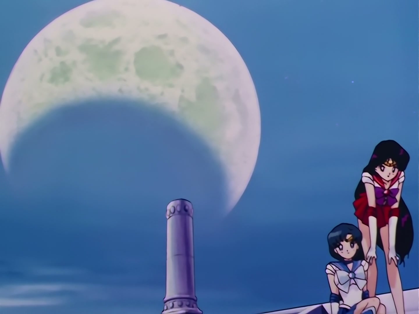 Sailor Moon Ep 90: Premonition of World's End? The Appearance of Mysterious New Guardians @ 00:01:47