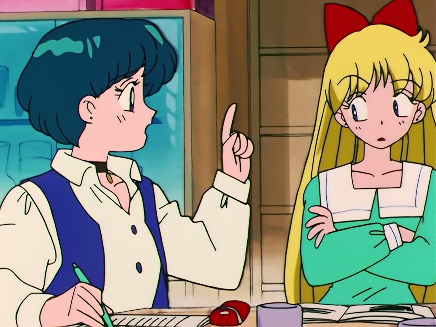 Sailor Moon Ep 90: Premonition of World's End? The Appearance of Mysterious New Guardians @ 00:04:05