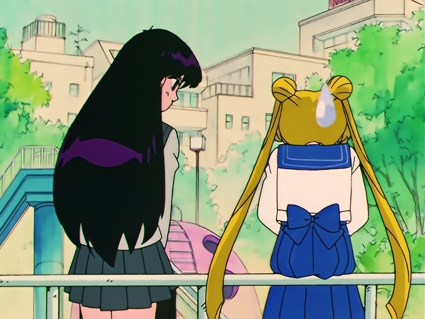 Sailor Moon Ep 90: Premonition of World's End? The Appearance of Mysterious New Guardians @ 00:08:17