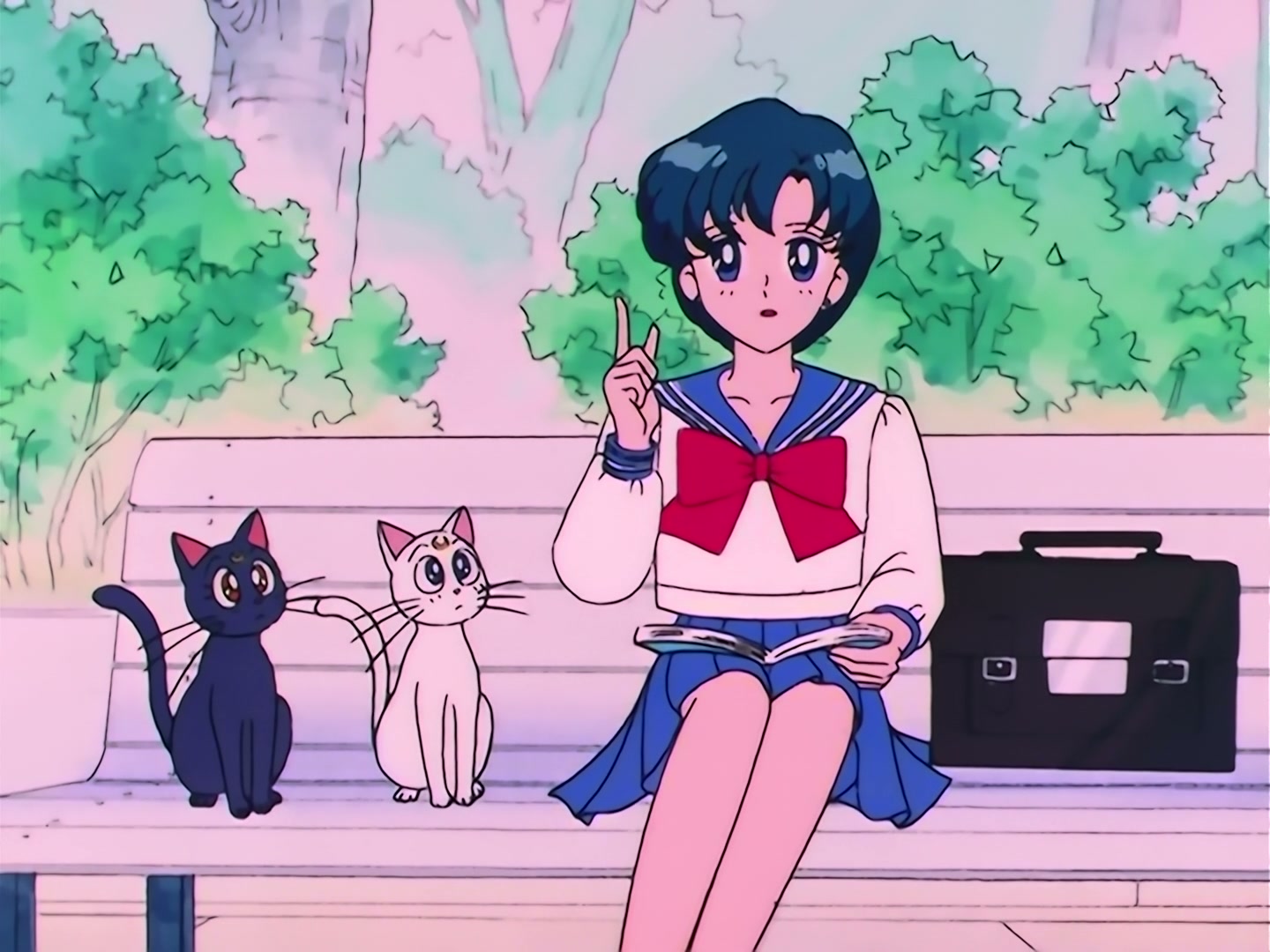 Sailor Moon Ep 93: Usagi's Idol! The Graceful Genius Michiru @ 00:04:14