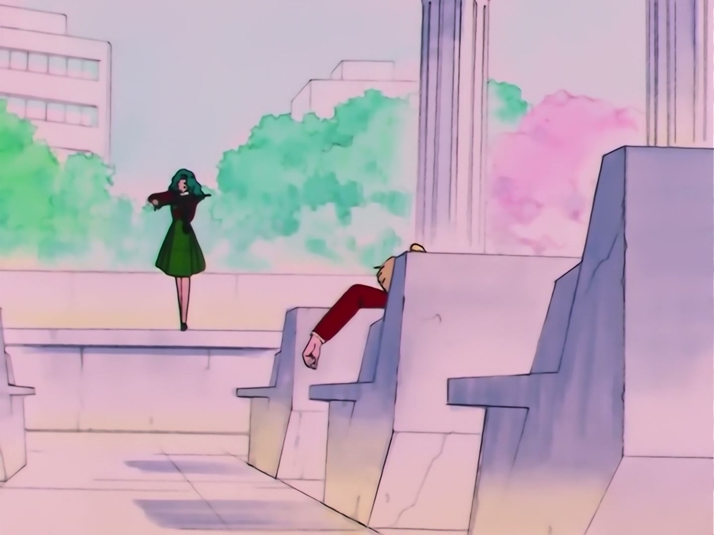 Sailor Moon Ep 93: Usagi's Idol! The Graceful Genius Michiru @ 00:07:55