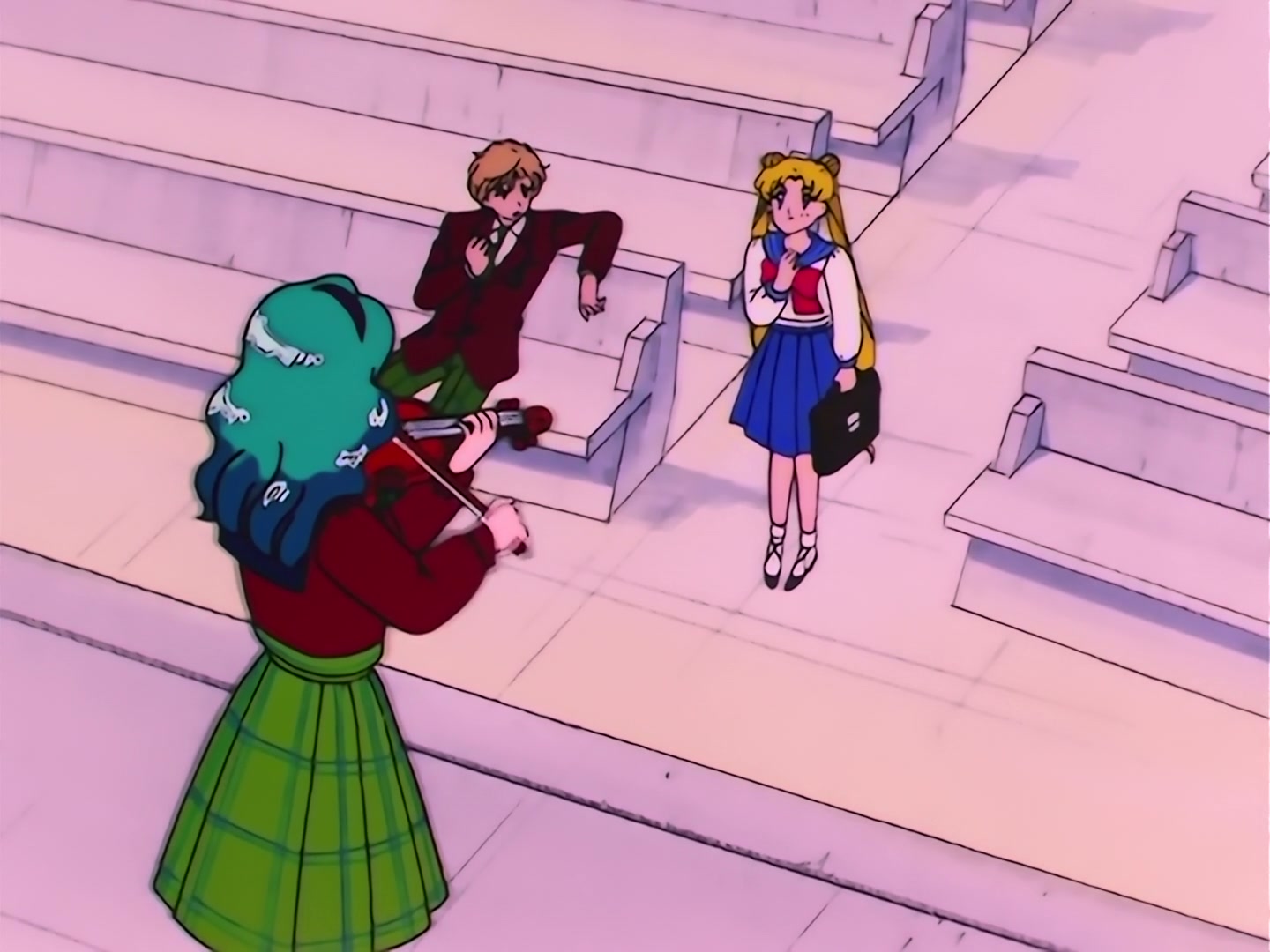 Sailor Moon Ep 93: Usagi's Idol! The Graceful Genius Michiru @ 00:08:21