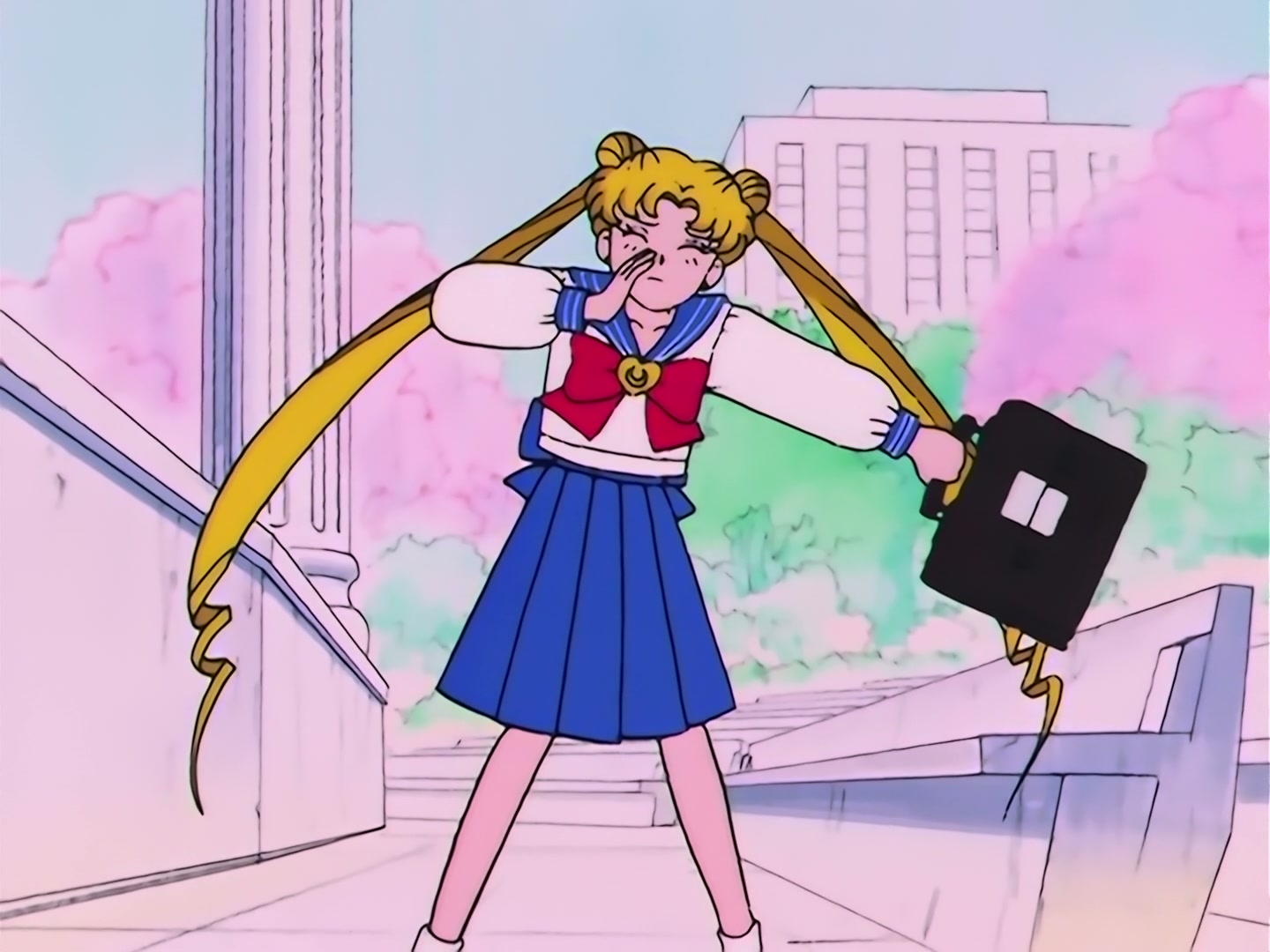 Sailor Moon Ep 93: Usagi's Idol! The Graceful Genius Michiru @ 00:09:09