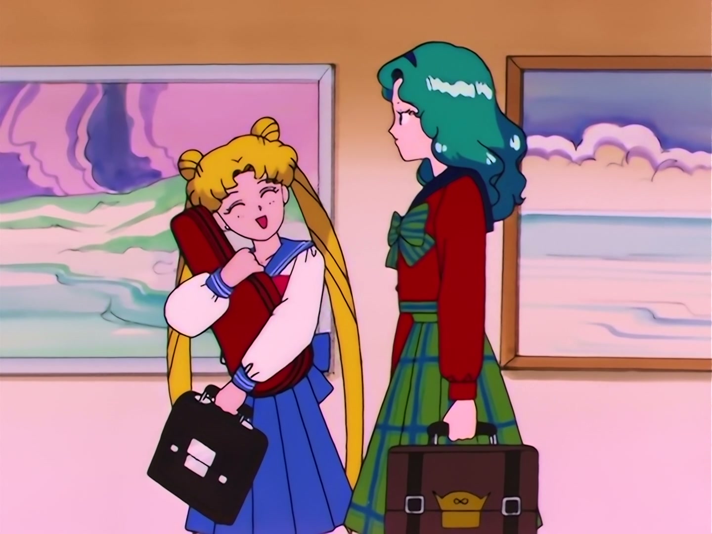 Sailor Moon Ep 93: Usagi's Idol! The Graceful Genius Michiru @ 00:09:35