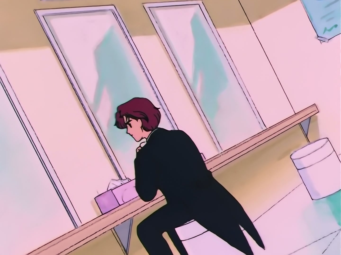 Sailor Moon Ep 93: Usagi's Idol! The Graceful Genius Michiru @ 00:13:07