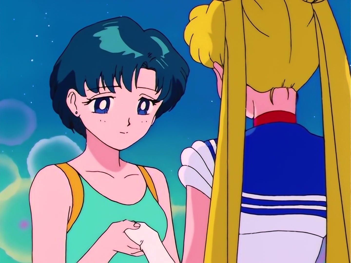 Sailor Moon Ep 97: The Labyrinth of Water! Ami Targeted @ 00:21:08
