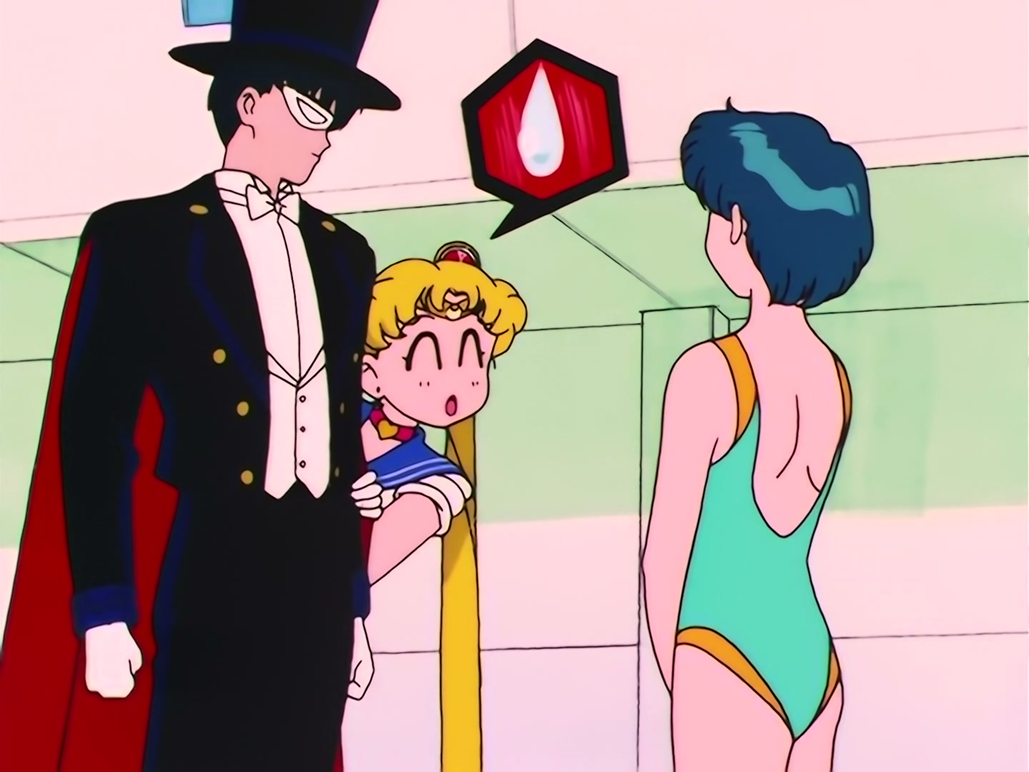 Sailor Moon Ep 97: The Labyrinth of Water! Ami Targeted @ 00:21:38