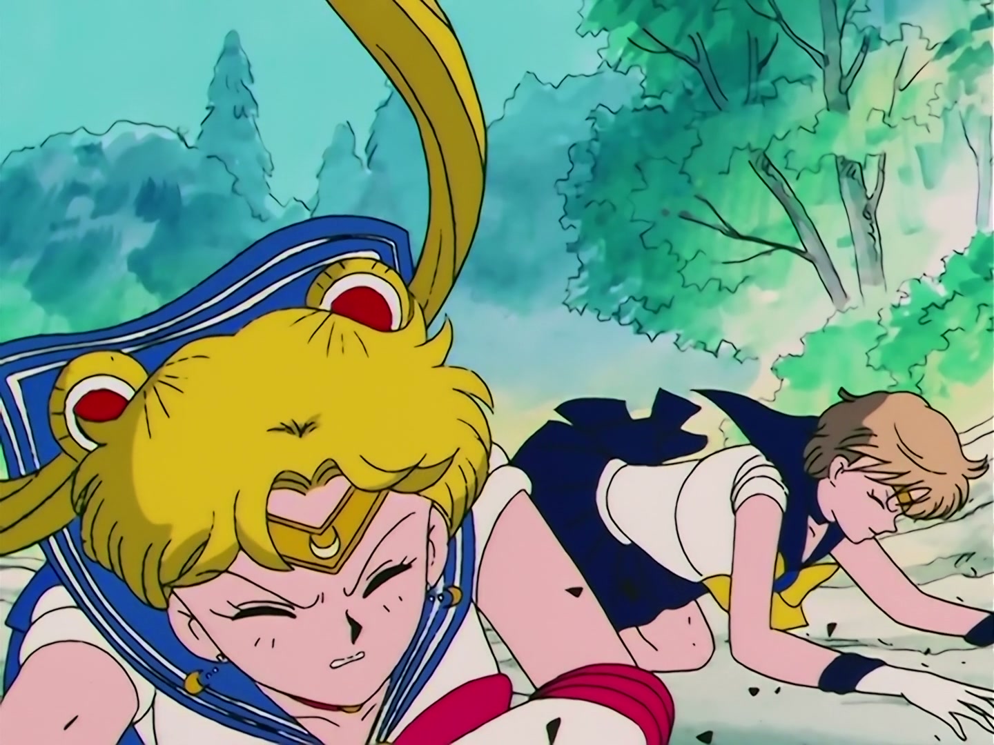 Sailor Moon Ep 98: To Save Our Friends: Moon and Uranus Join Forces @ 00:14:12