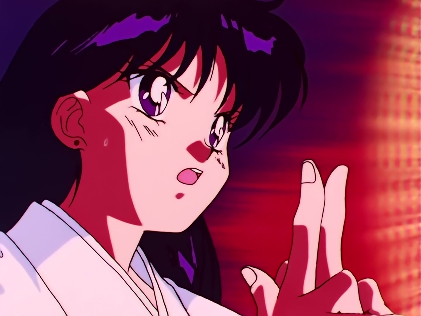 Sailor Moon Ep 99: A Man's Kindness: Yuichiro, Heartbroken by Rei? @ 00:04:14