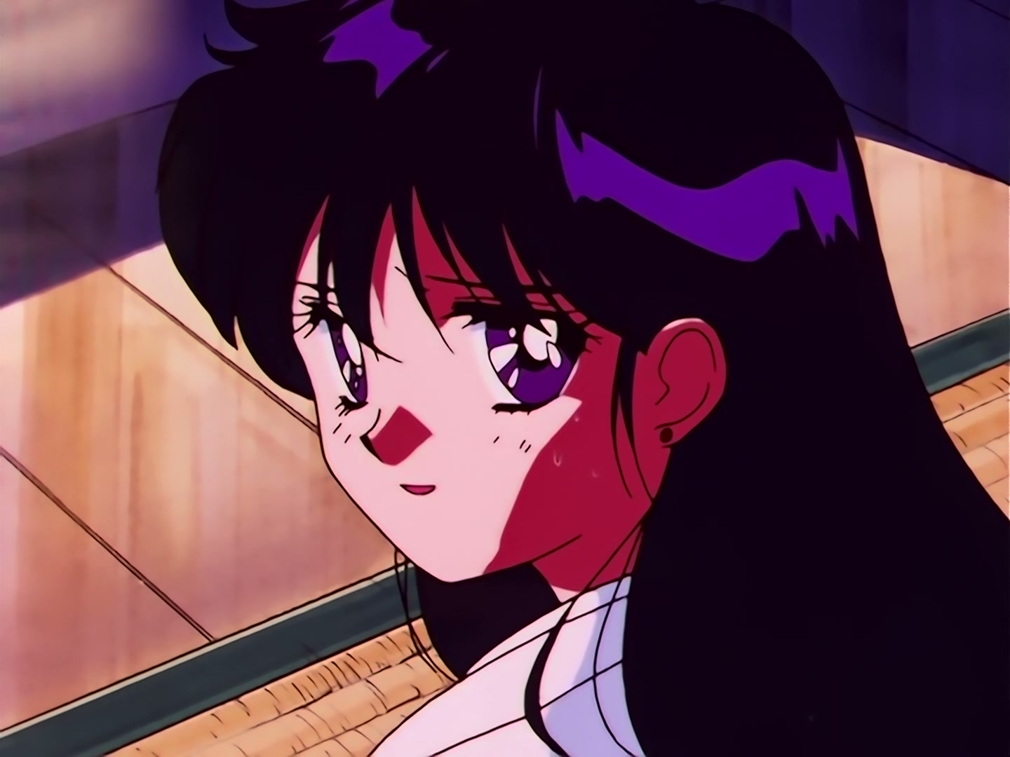 Sailor Moon Ep 99: A Man's Kindness: Yuichiro, Heartbroken by Rei? @ 00:04:44