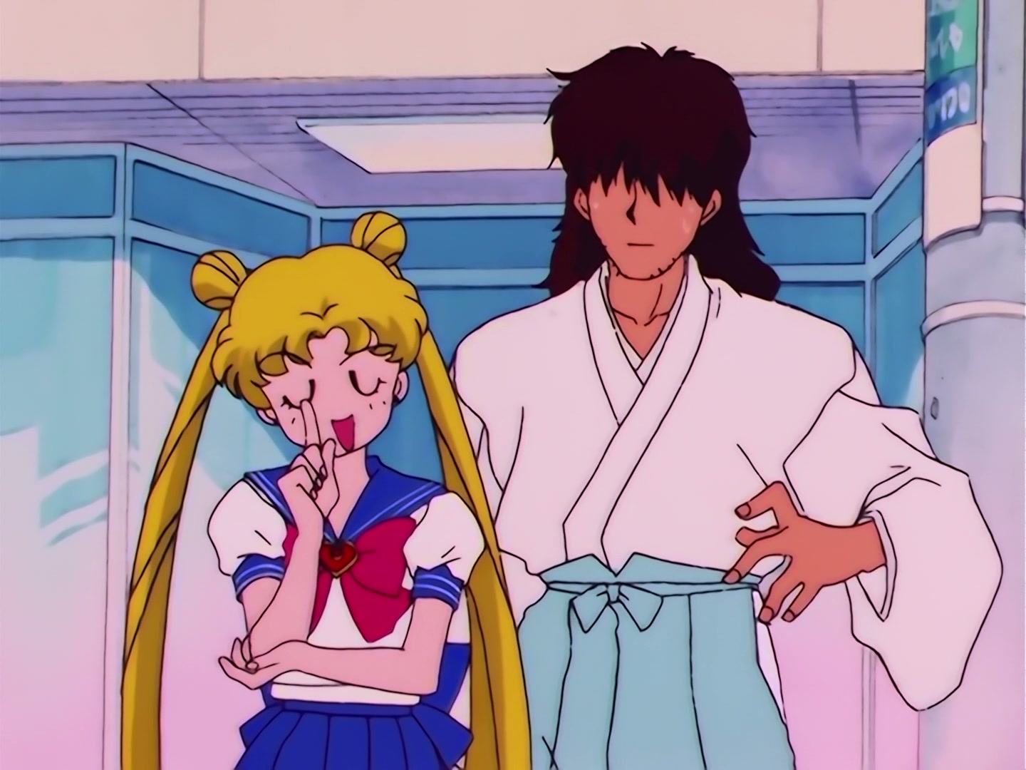 Sailor Moon Ep 99: A Man's Kindness: Yuichiro, Heartbroken by Rei? @ 00:07:12