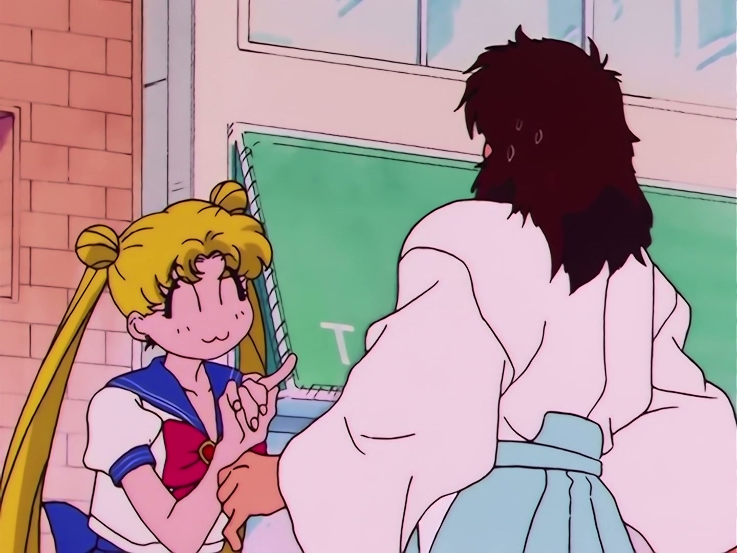 Sailor Moon Ep 99: A Man's Kindness: Yuichiro, Heartbroken by Rei? @ 00:07:33