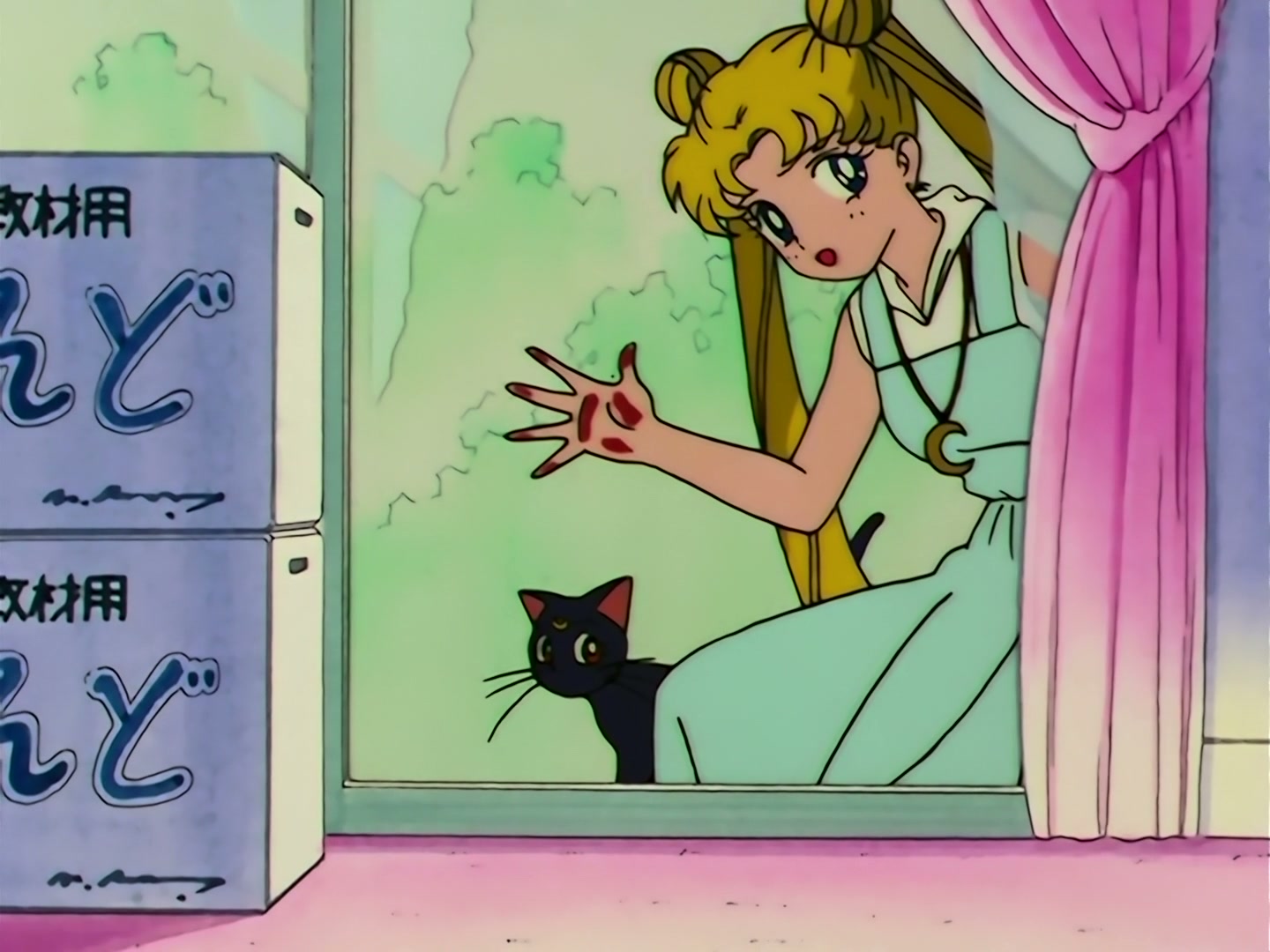 Sailor Moon Ep 107: Art is an Explosion of Love! Chibiusa's First Love @ 00:06:33