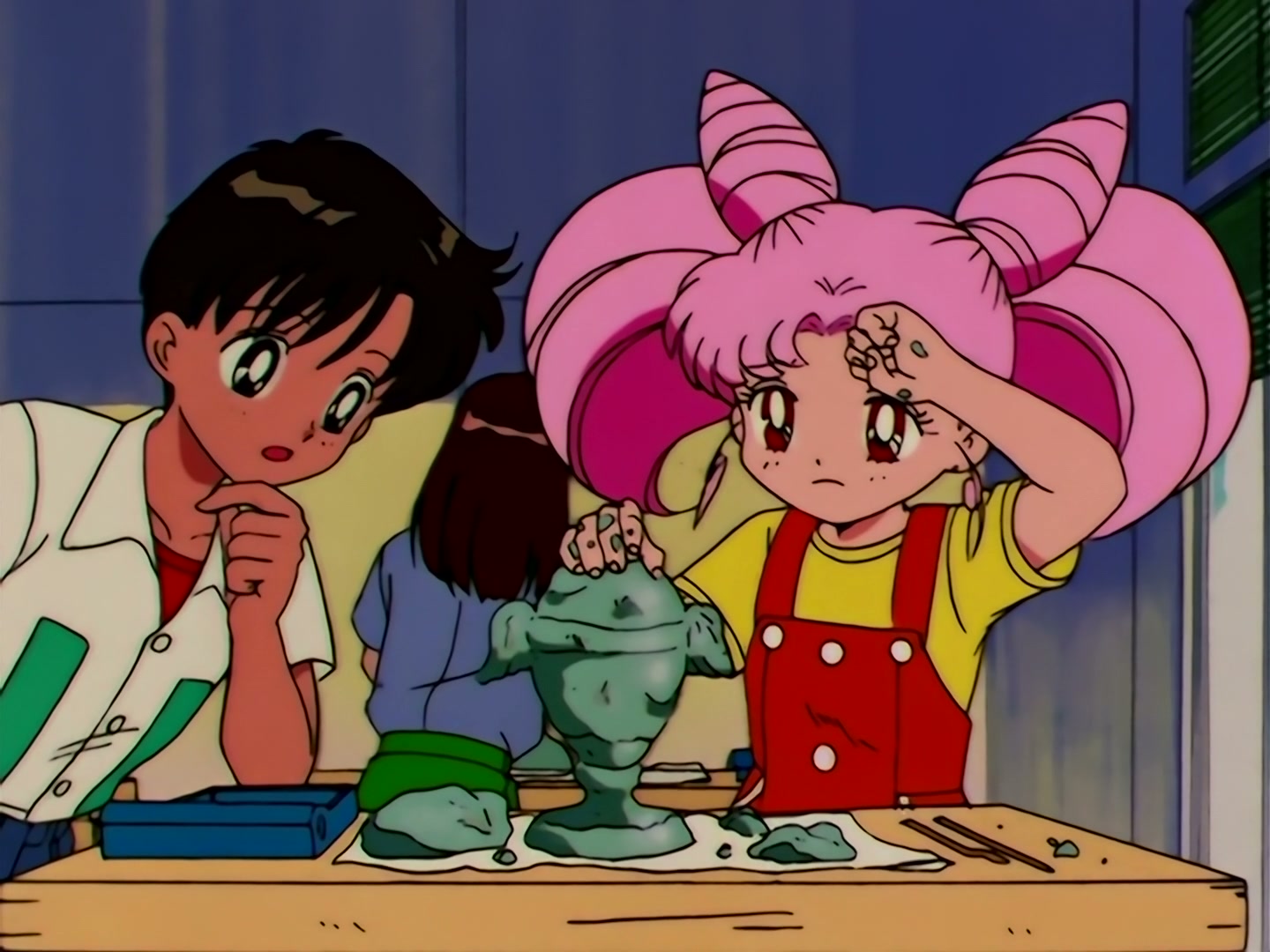 Sailor Moon Ep 107: Art is an Explosion of Love! Chibiusa's First Love @ 00:06:50
