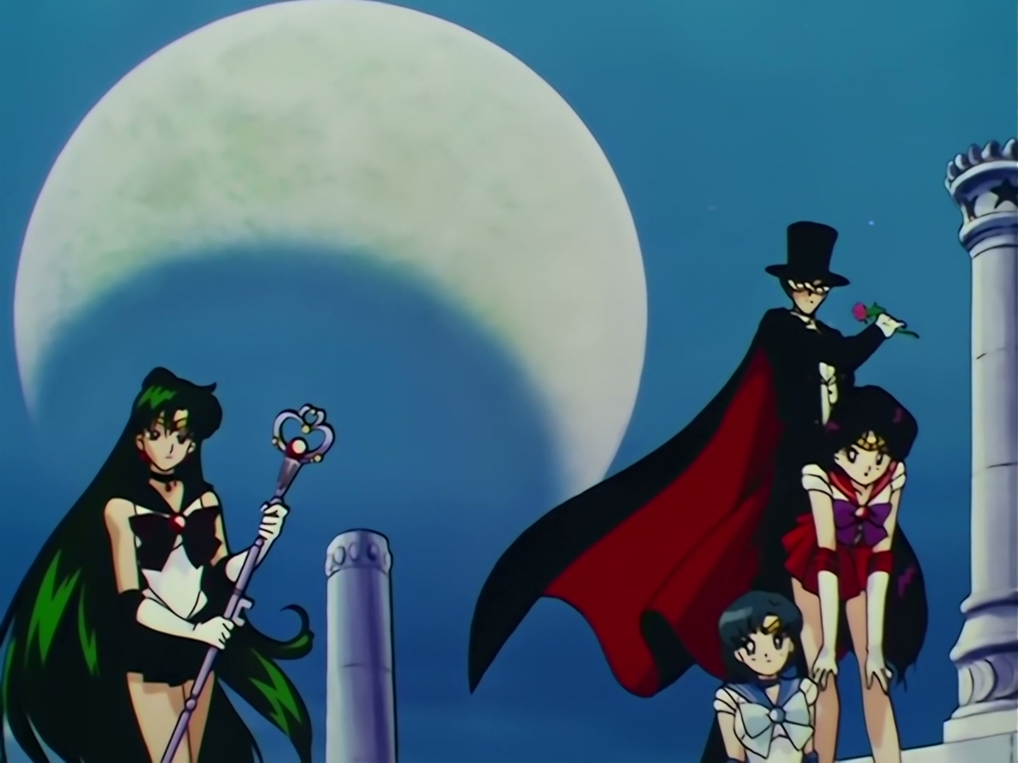 Sailor Moon Ep 111: The Holy Grail's Mystical Power! Moon's Double Transformation @ 00:01:47