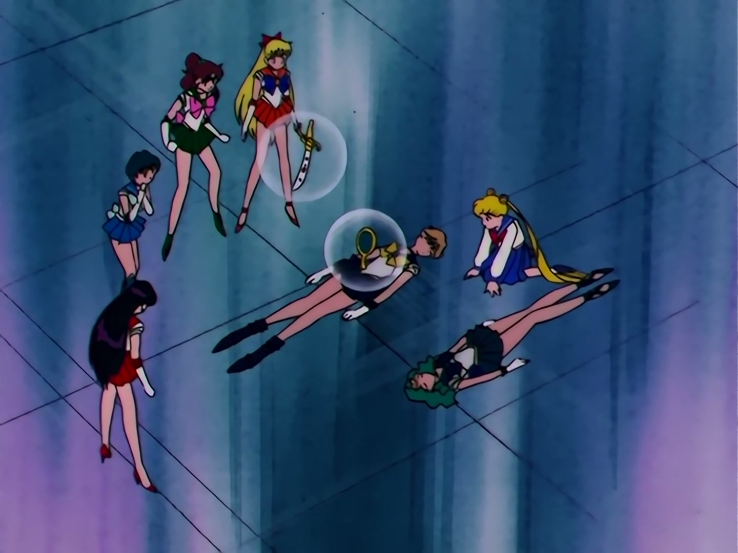 Sailor Moon Ep 111: The Holy Grail's Mystical Power! Moon's Double Transformation @ 00:02:08