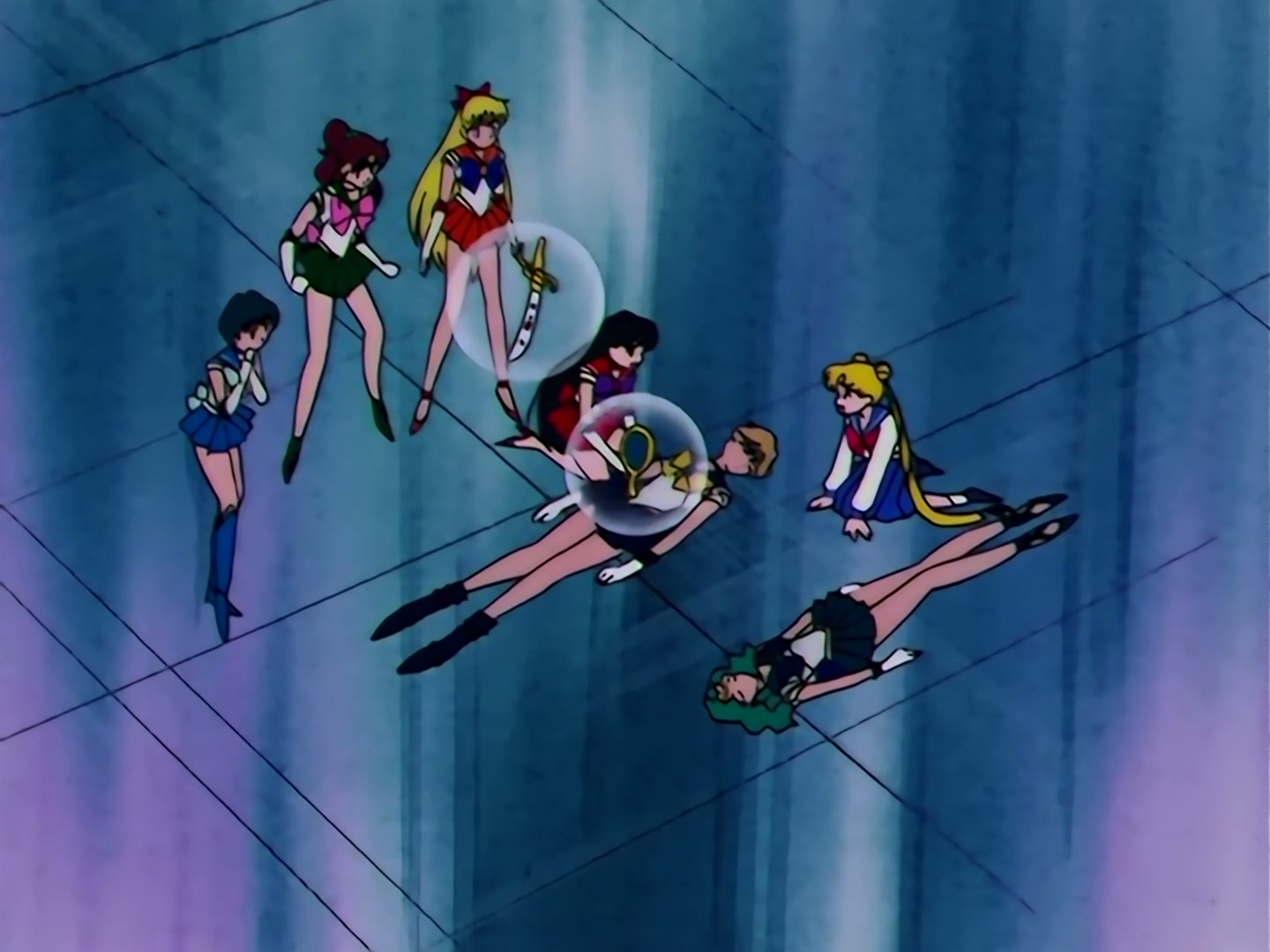 Sailor Moon Ep 111: The Holy Grail's Mystical Power! Moon's Double Transformation @ 00:03:44