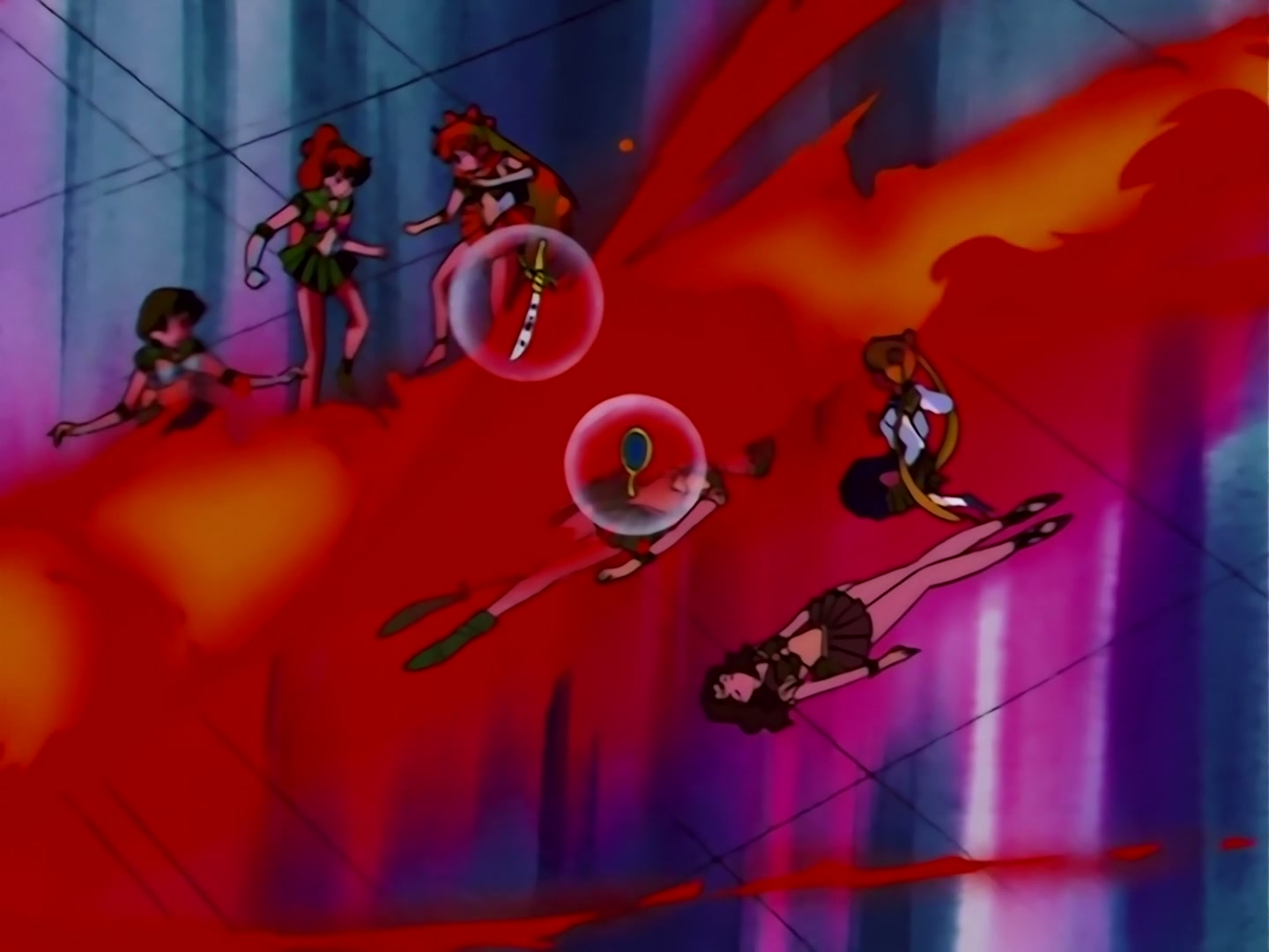 Sailor Moon Ep 111: The Holy Grail's Mystical Power! Moon's Double Transformation @ 00:03:57