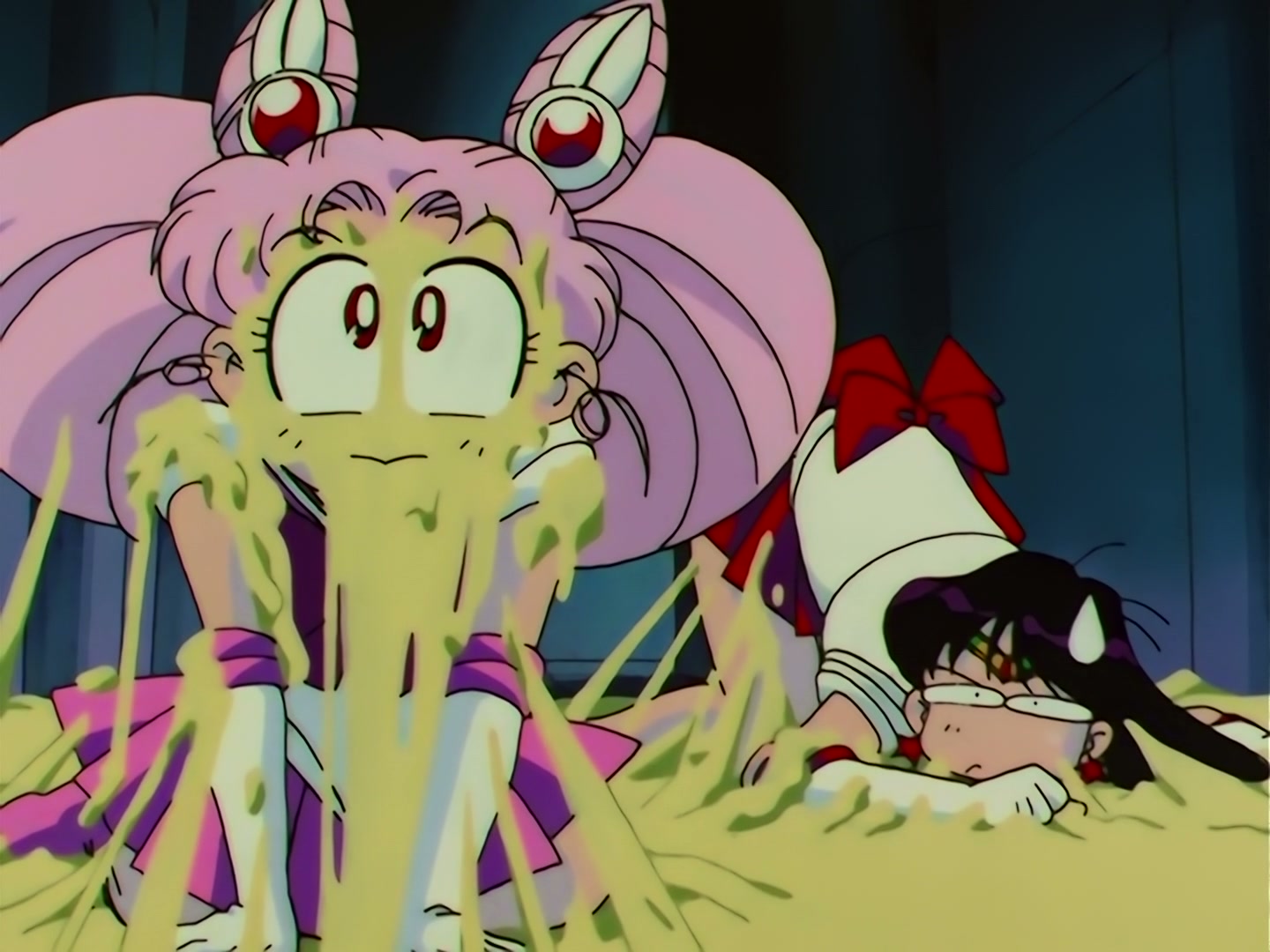Sailor Moon Ep 111: The Holy Grail's Mystical Power! Moon's Double Transformation @ 00:08:30