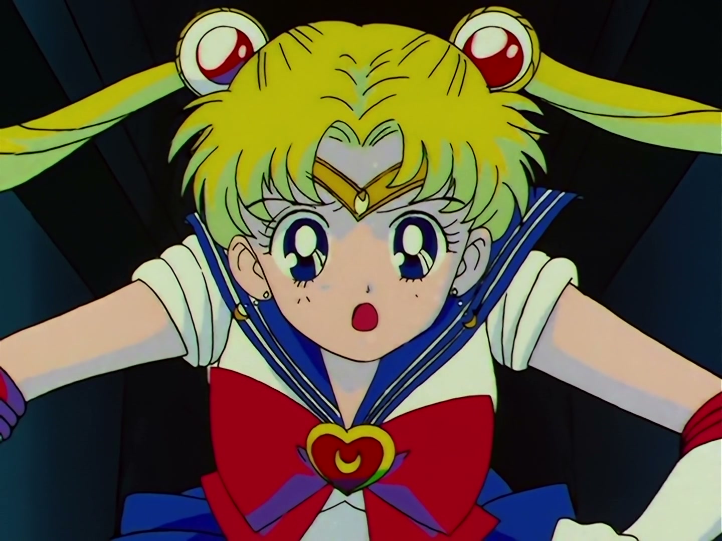 Sailor Moon Ep 111: The Holy Grail's Mystical Power! Moon's Double Transformation @ 00:08:51