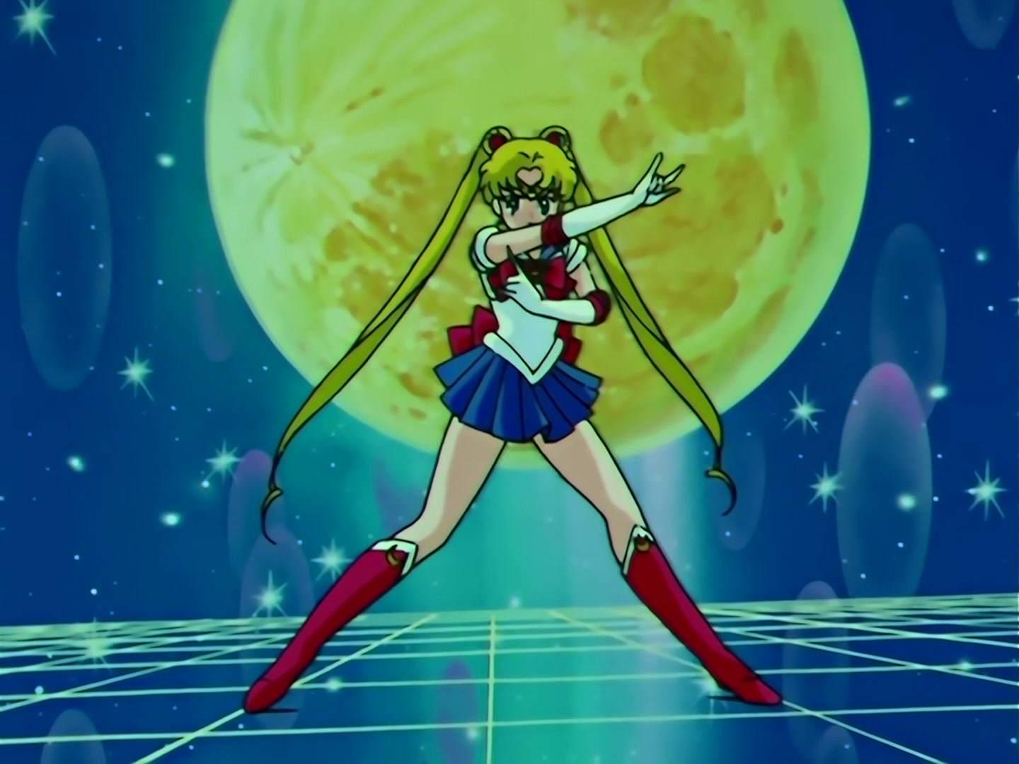 Sailor Moon Ep 111: The Holy Grail's Mystical Power! Moon's Double Transformation @ 00:09:39