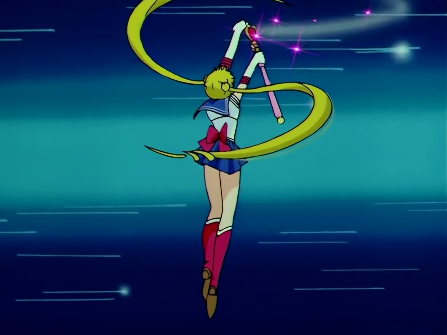Sailor Moon Ep 111: The Holy Grail's Mystical Power! Moon's Double Transformation @ 00:10:40