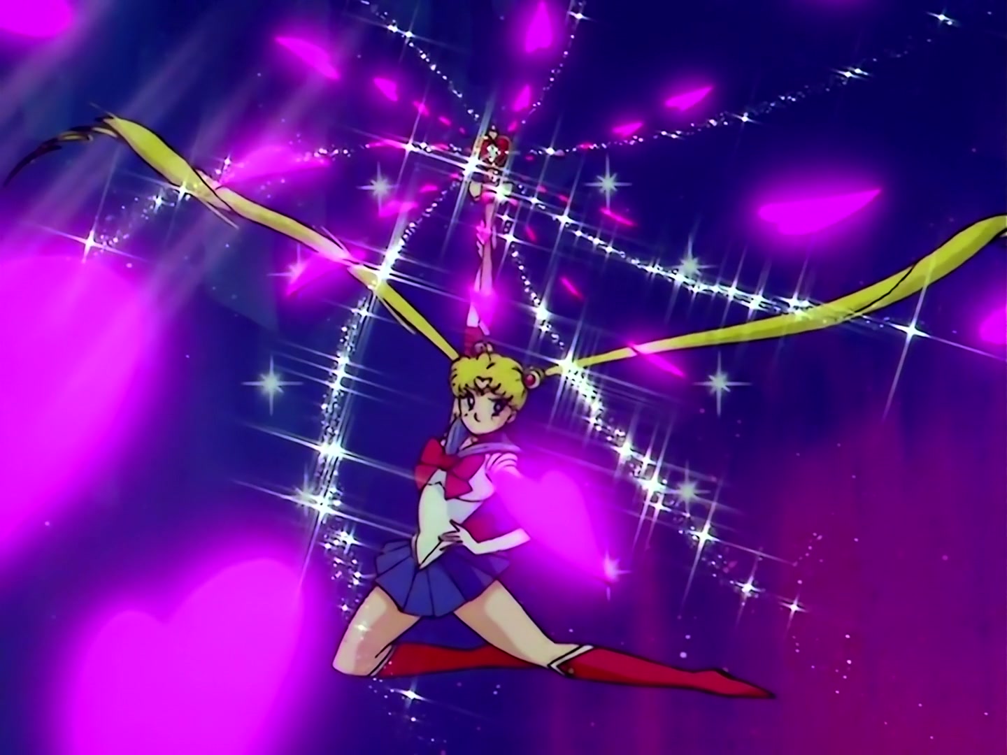 Sailor Moon Ep 111: The Holy Grail's Mystical Power! Moon's Double Transformation @ 00:10:48