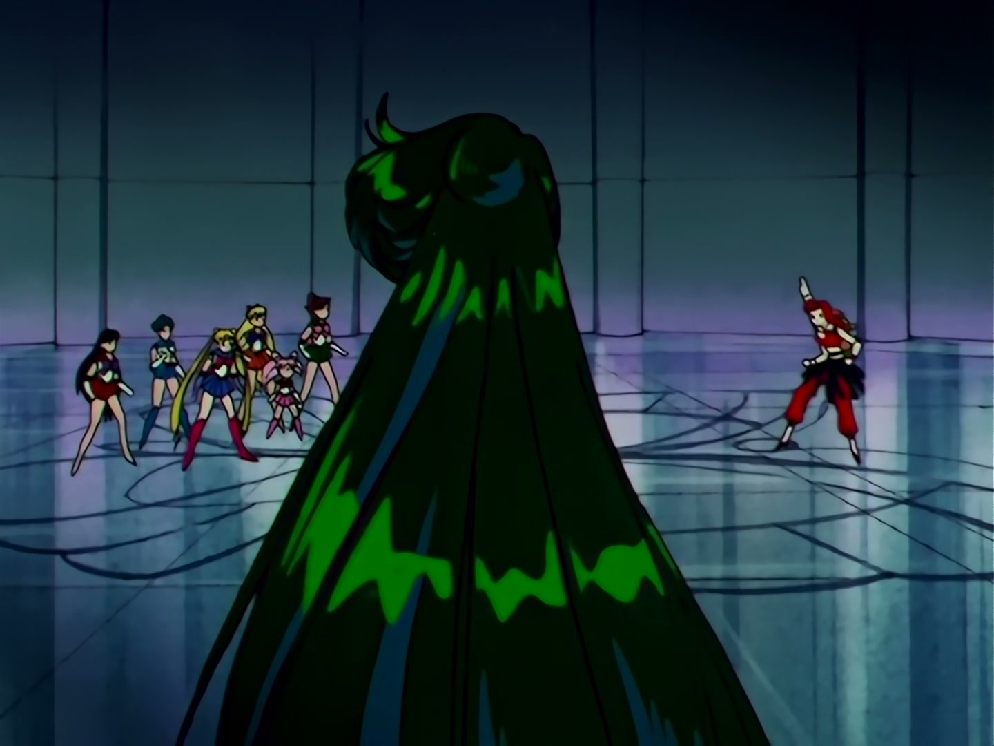 Sailor Moon Ep 111: The Holy Grail's Mystical Power! Moon's Double Transformation @ 00:12:28