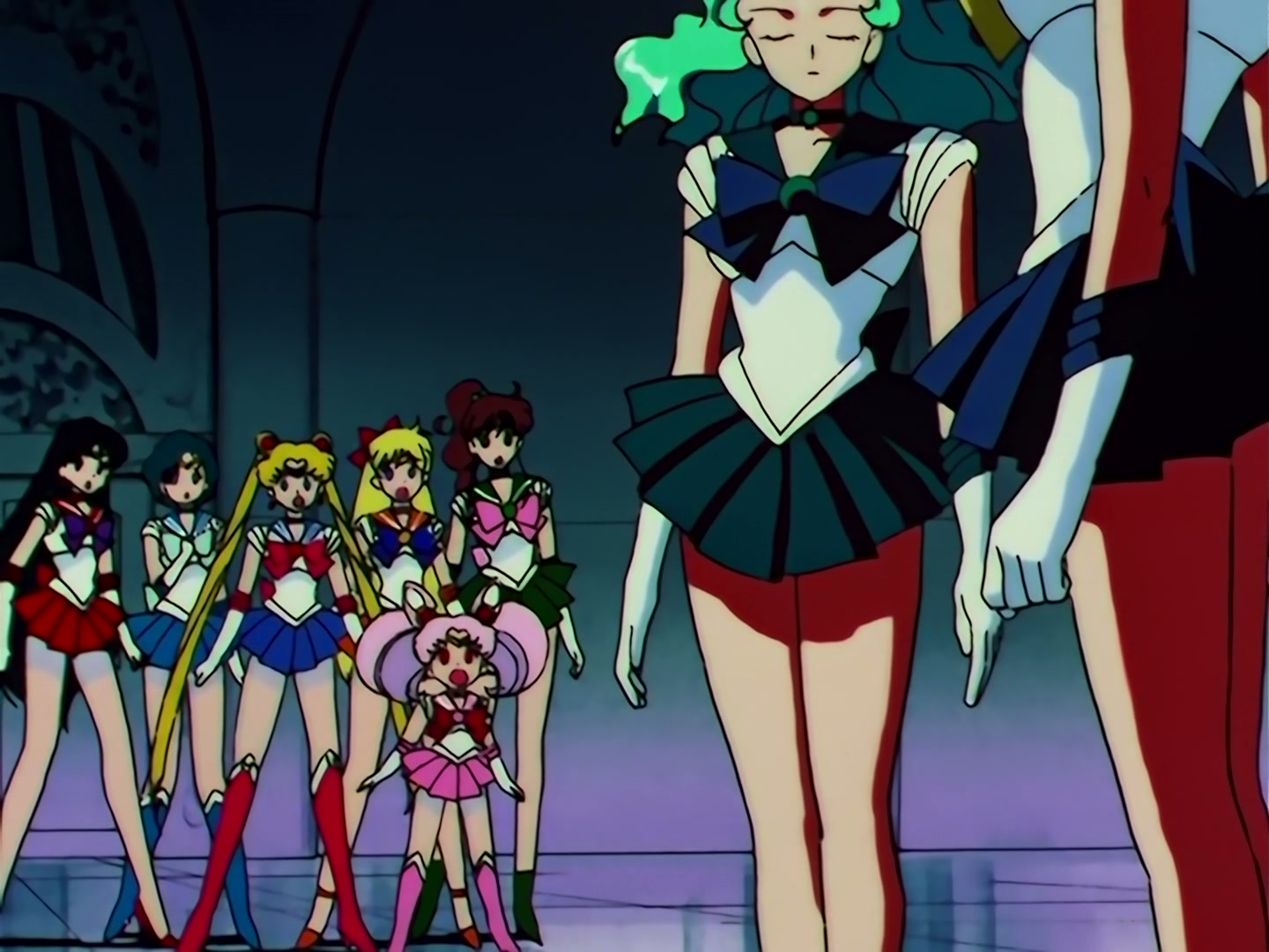 Sailor Moon Ep 111: The Holy Grail's Mystical Power! Moon's Double Transformation @ 00:14:25