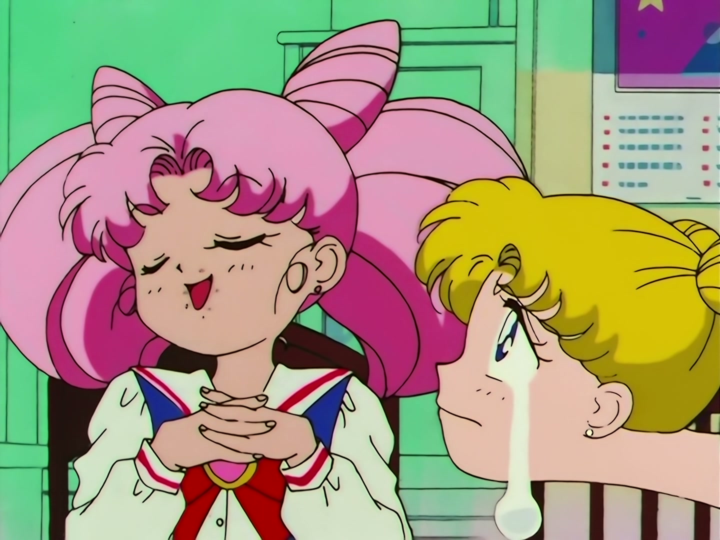 Sailor Moon Ep 130: Protect Mom's Dream: Double Moon's New Attack @ 00:03:08