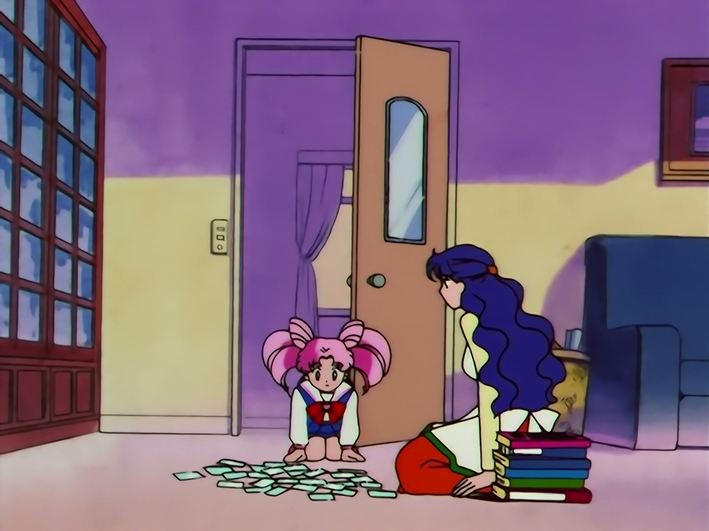 Sailor Moon Ep 130: Protect Mom's Dream: Double Moon's New Attack @ 00:06:59