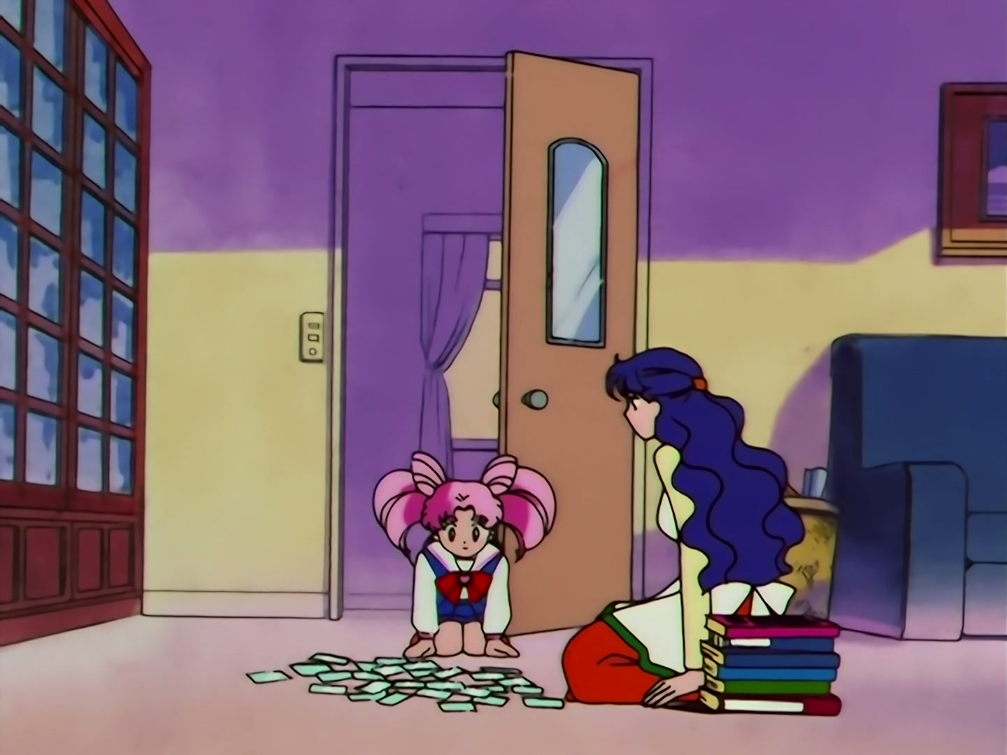 Sailor Moon Ep 130: Protect Mom's Dream: Double Moon's New Attack @ 00:07:03