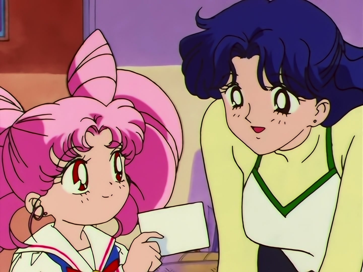 Sailor Moon Ep 130: Protect Mom's Dream: Double Moon's New Attack @ 00:07:08