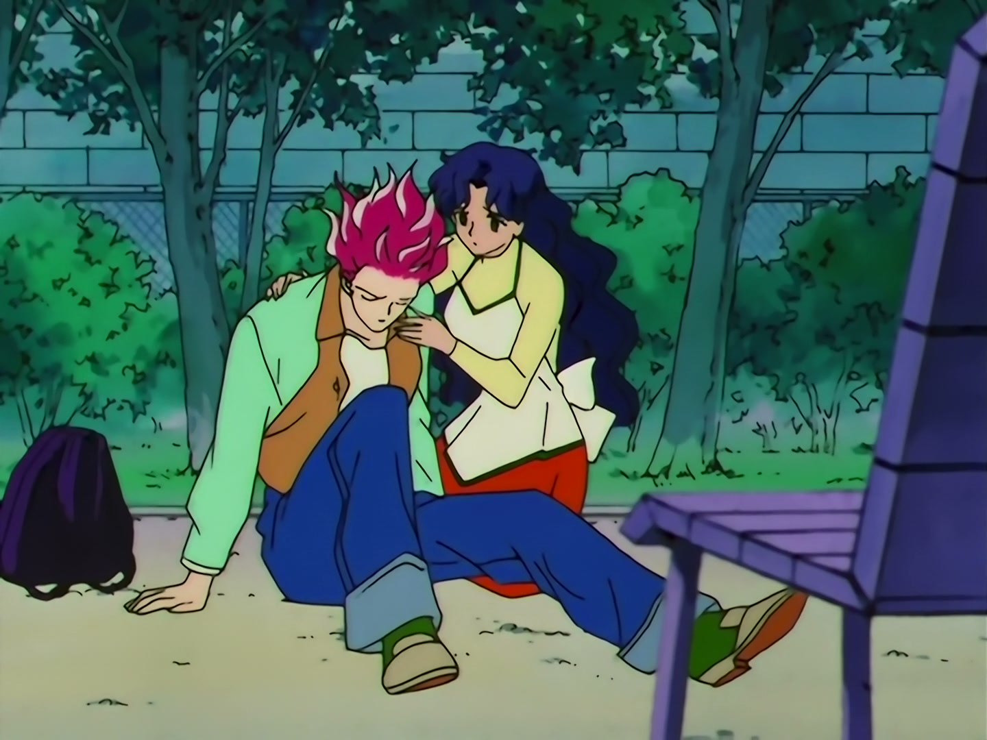 Sailor Moon Ep 130: Protect Mom's Dream: Double Moon's New Attack @ 00:11:33