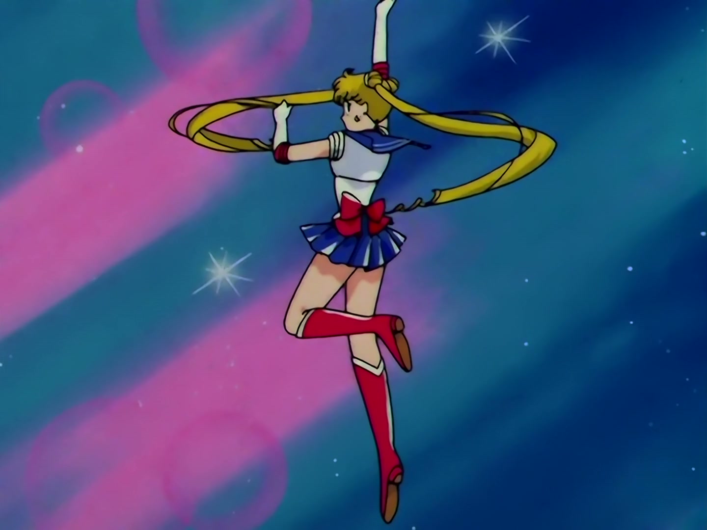 Sailor Moon Ep 130: Protect Mom's Dream: Double Moon's New Attack @ 00:13:11