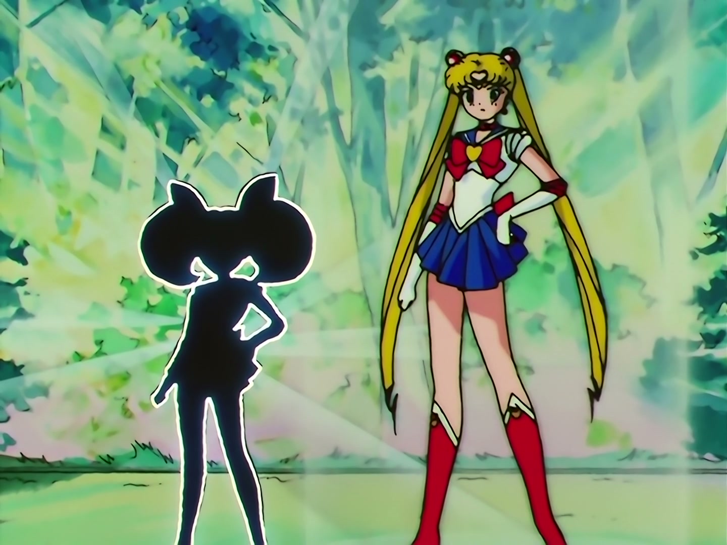 Sailor Moon Ep 130: Protect Mom's Dream: Double Moon's New Attack @ 00:13:33