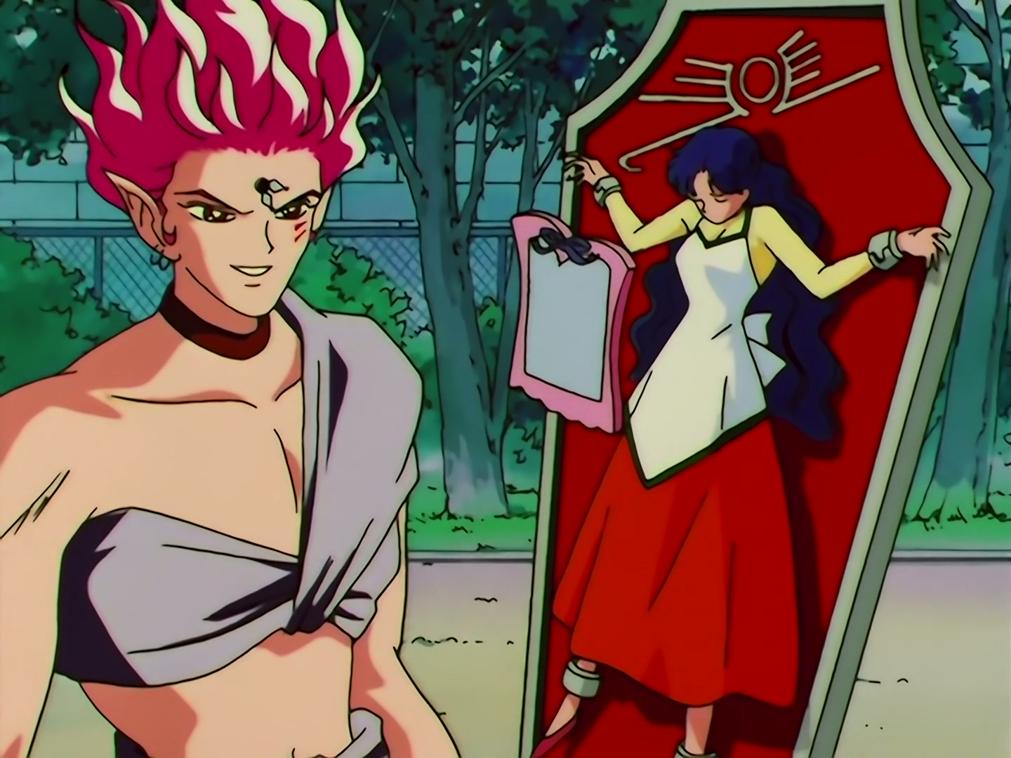 Sailor Moon Ep 130: Protect Mom's Dream: Double Moon's New Attack @ 00:13:46