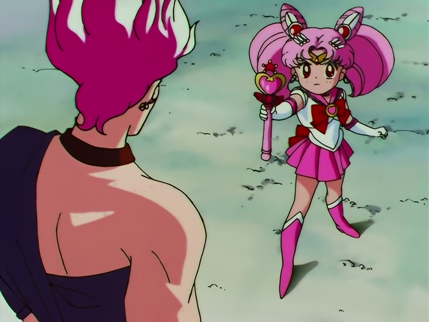 Sailor Moon Ep 130: Protect Mom's Dream: Double Moon's New Attack @ 00:15:33