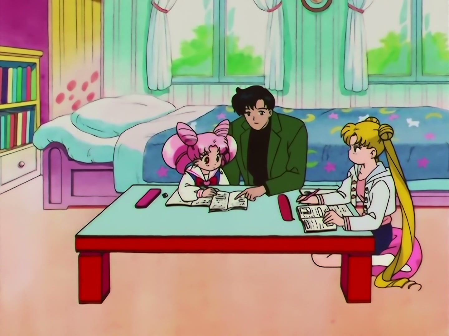 Sailor Moon Ep 133: Artemis is Cheating? Enter the Mysterious Kitten @ 00:02:08