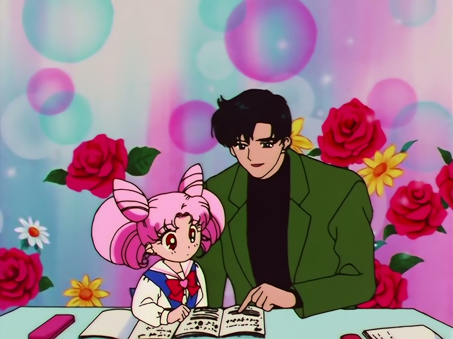 Sailor Moon Ep 133: Artemis is Cheating? Enter the Mysterious Kitten @ 00:02:12