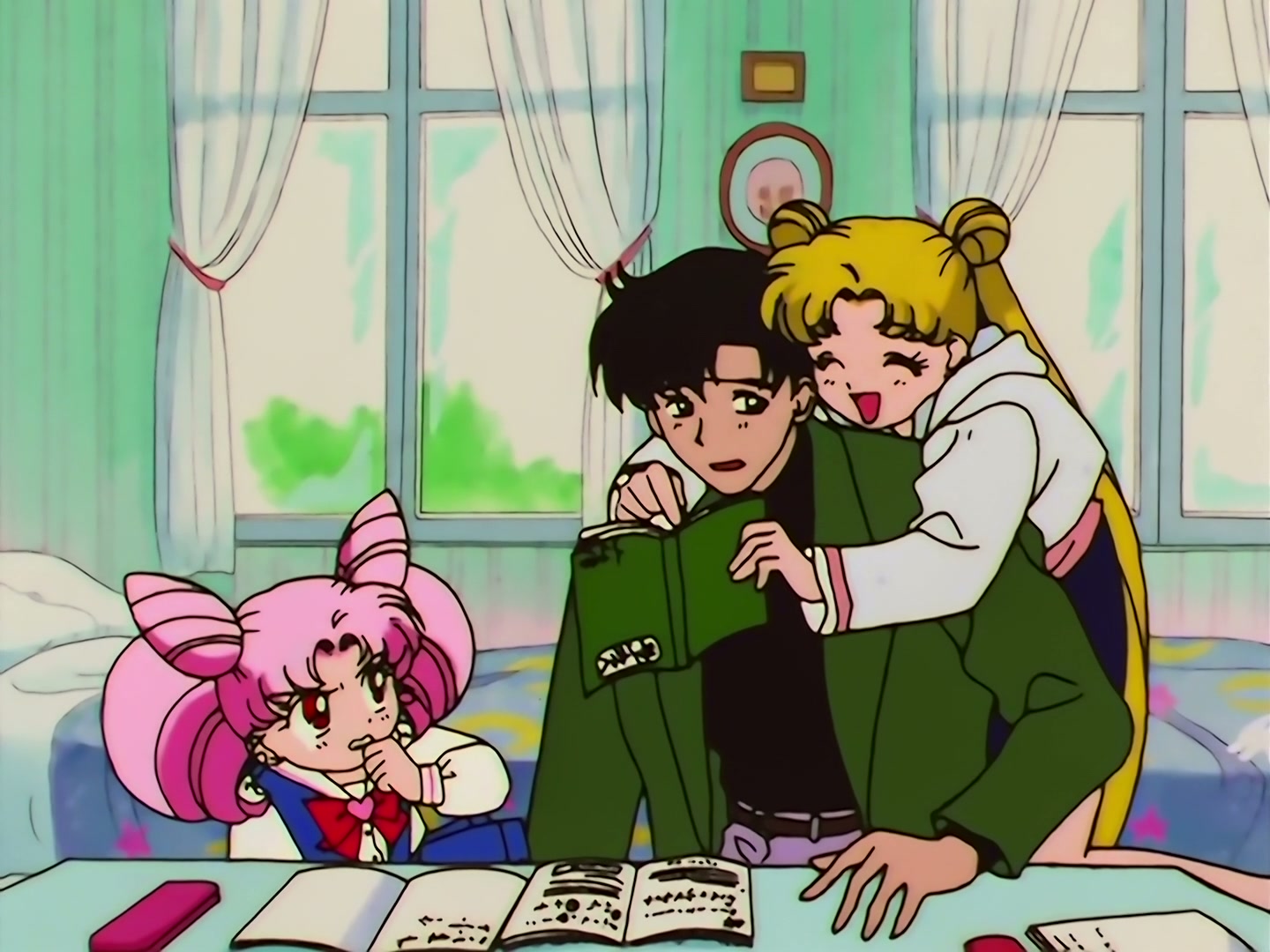 Sailor Moon Ep 133: Artemis is Cheating? Enter the Mysterious Kitten @ 00:02:21