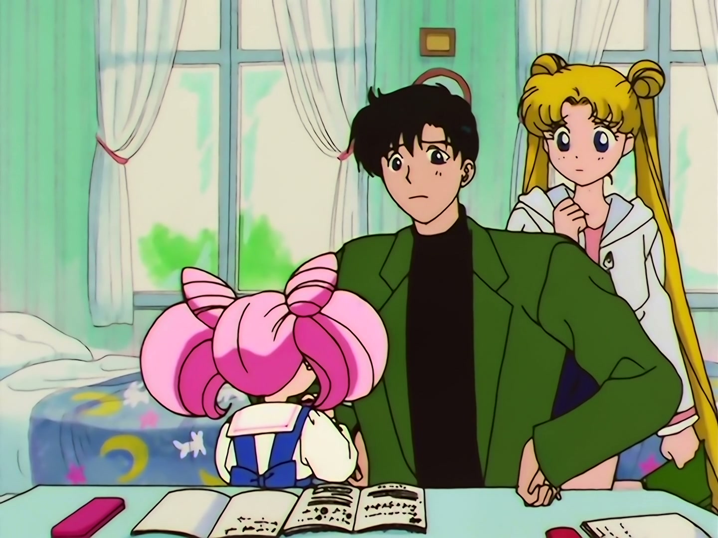 Sailor Moon Ep 133: Artemis is Cheating? Enter the Mysterious Kitten @ 00:02:38
