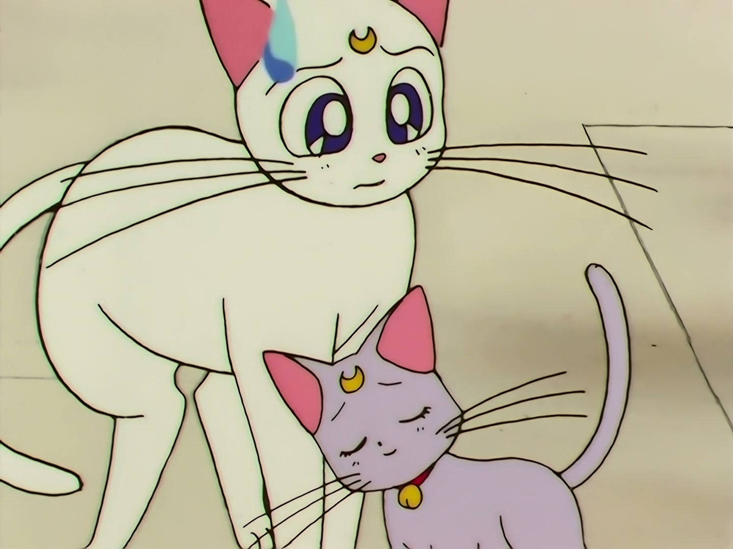 Sailor Moon Ep 133: Artemis is Cheating? Enter the Mysterious Kitten @ 00:05:03