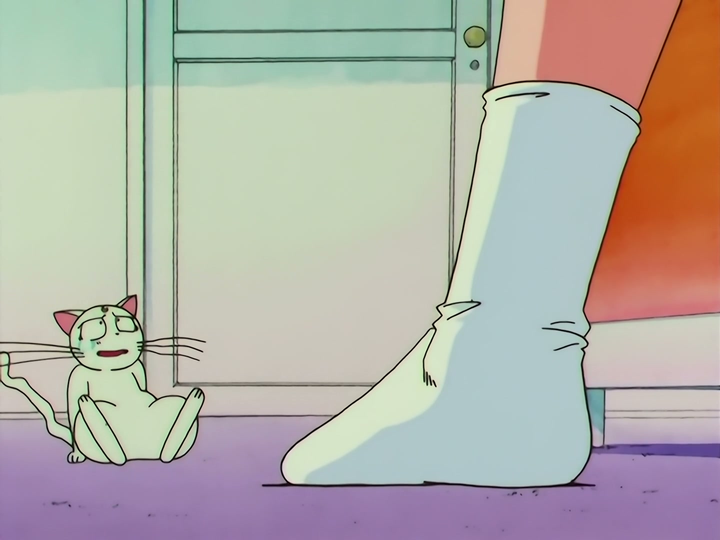 Sailor Moon Ep 133: Artemis is Cheating? Enter the Mysterious Kitten @ 00:09:50